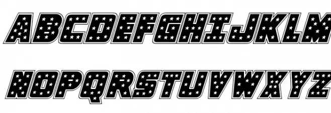 Knievel Academy Italic Caratteri MAIUSCOLE