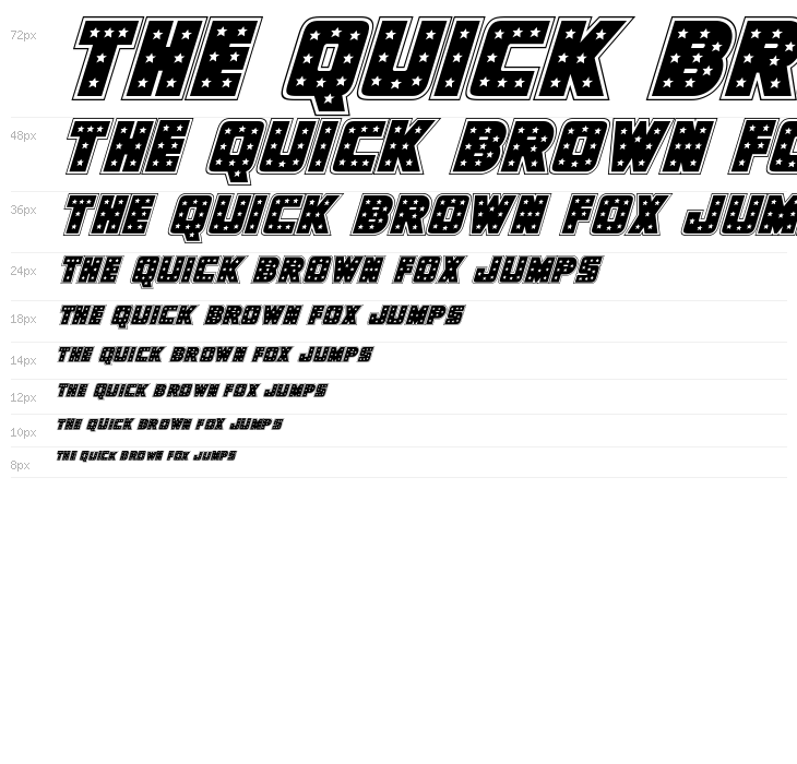 Knievel Academy Italic Waterfall