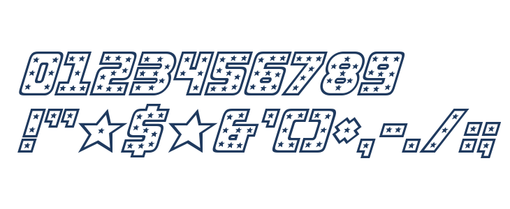 Knievel Italic Other Characters