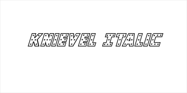 Knievel Italic Logo