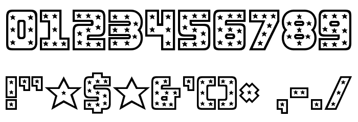 Knievel Regular Font OTHER CHARS