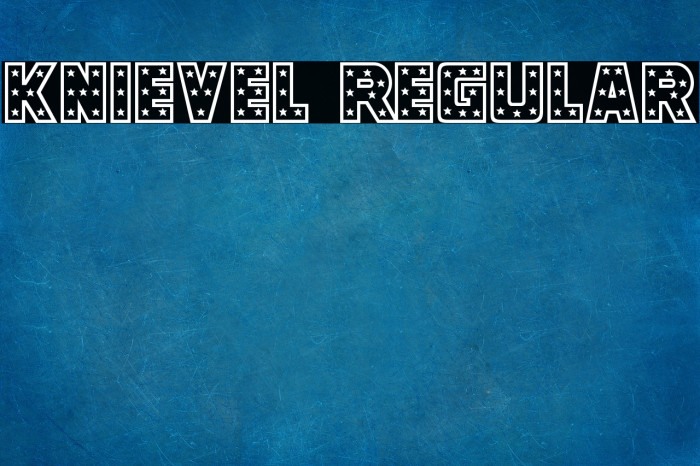 Knievel Regular Font examples