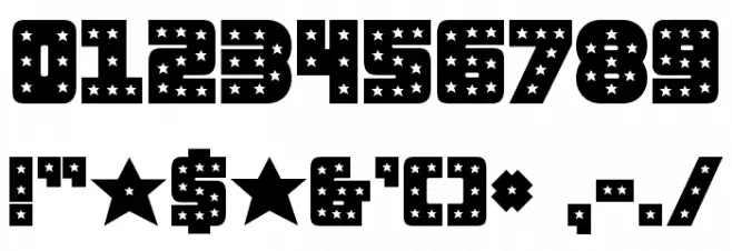 Knievel Solid Regular Font OTHER CHARS