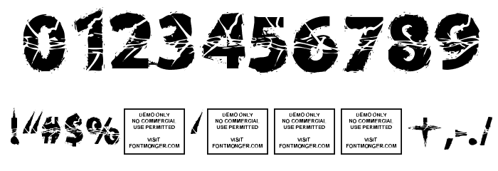 Knife Fight Ballet Regular Font OTHER CHARS