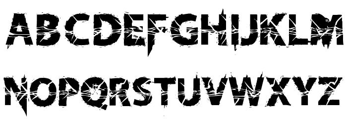 Knife Fight Ballet Regular Font LOWERCASE