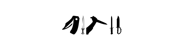 Knife  baixar fontes gratis