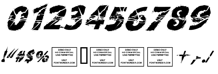 KnifeFightBallet-Italic Font OTHER CHARS