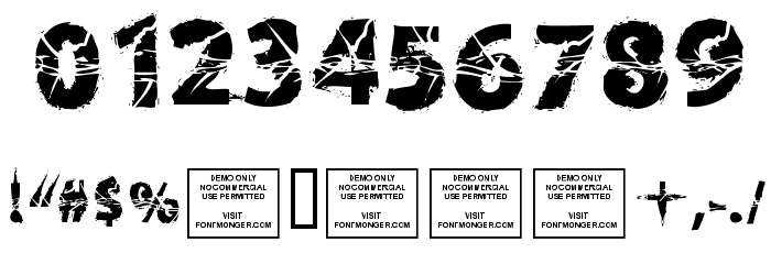 KnifeFightBallet-Regular Font OTHER CHARS