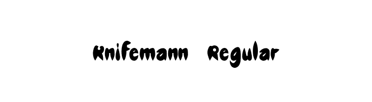 Knifemann-Regular  font caratteri gratis
