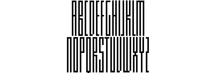 Knifer 100 Regular Font LOWERCASE