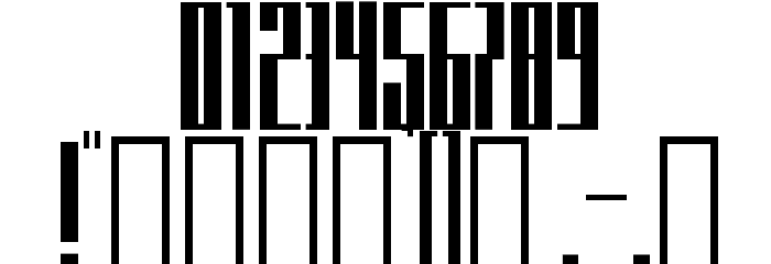 Knifer 300 Regular Font OTHER CHARS