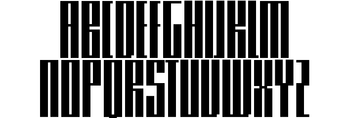 Knifer 300 Regular Font LOWERCASE
