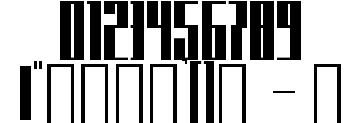 Knifer 400 Regular Font OTHER CHARS