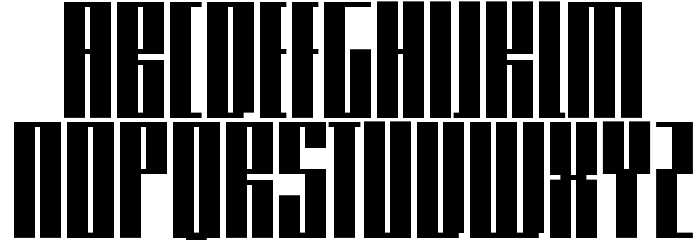 Knifer 400 Regular Font LOWERCASE