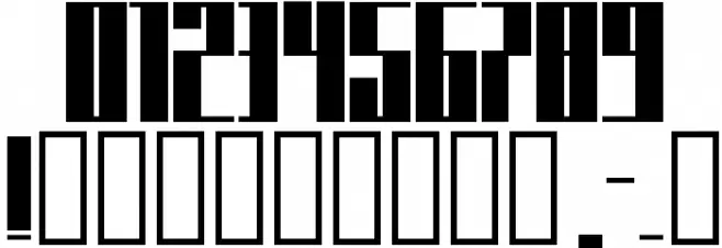 Knifer 500 Regular Font OTHER CHARS