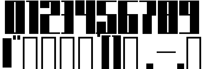 Knifer 600 Regular Font OTHER CHARS