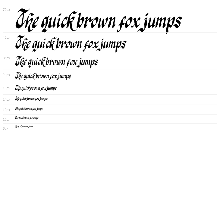Knight Jacker Italic Waterfall