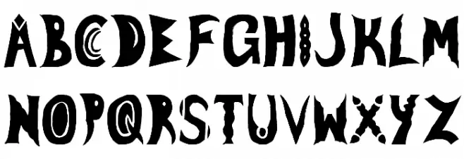 Knight Nifty 9 Fuentes MAYÚSCULAS