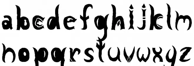 Knight Nifty 9 Fuentes MINÚSCULAS
