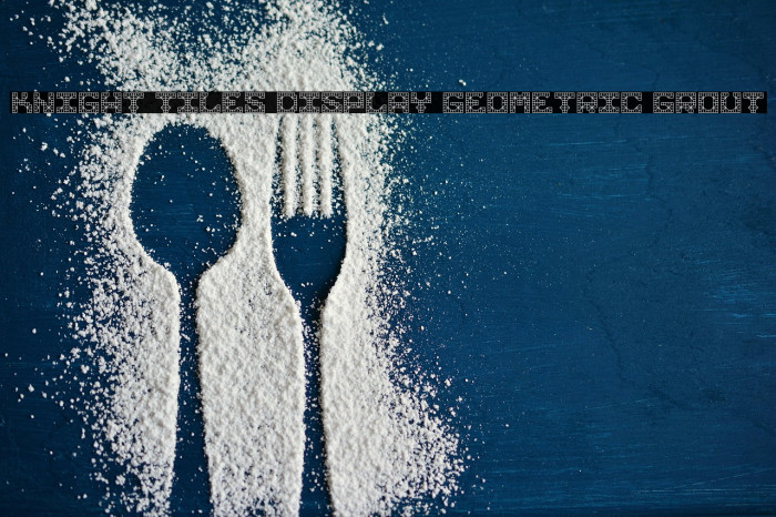 Knight Tiles Display Geometric Grout Example 1