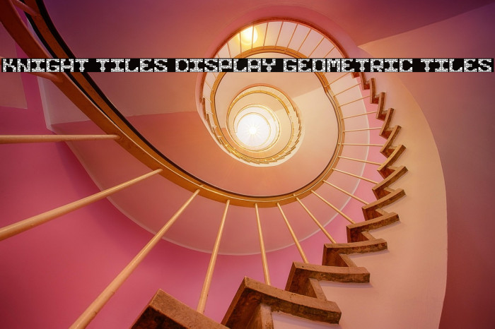 Knight Tiles Display Geometric Tiles Example 1