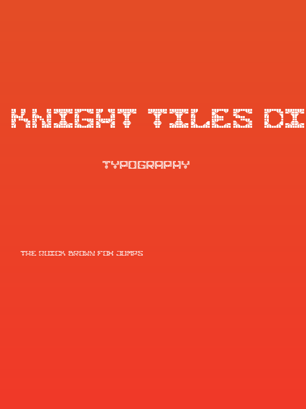 Knight Tiles Display Geometric Tiles Poster