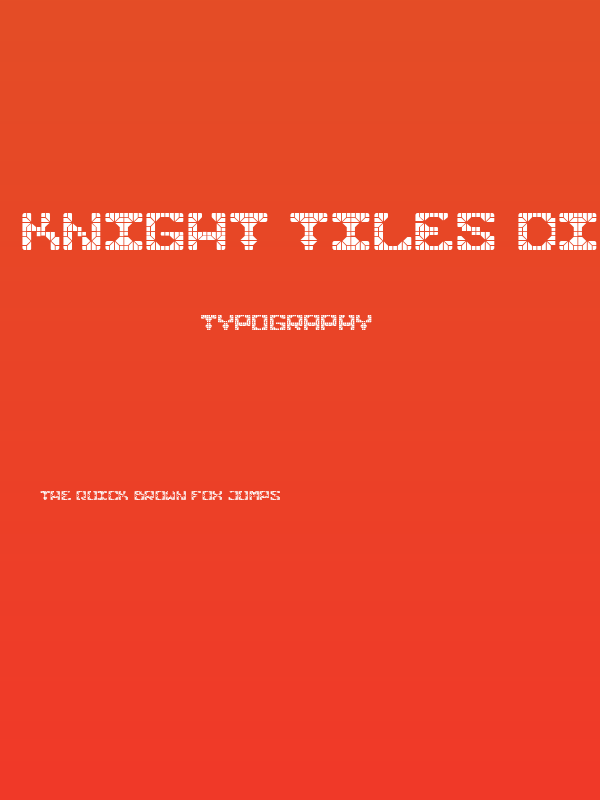 Knight Tiles Display Rounded Tiles Poster