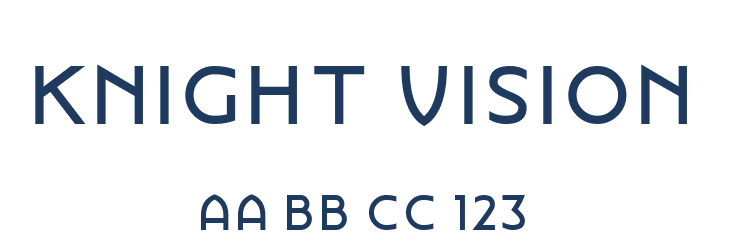 Knight Vision Font Preview