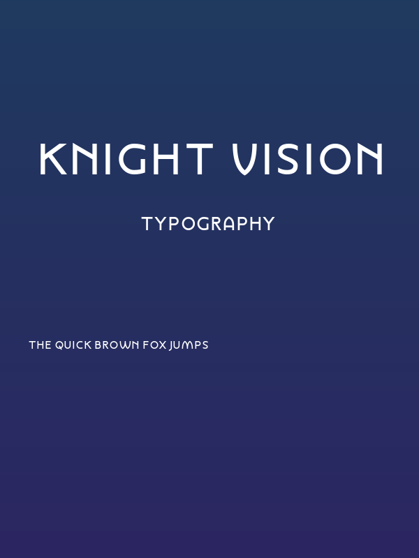 Knight Vision Poster