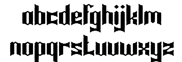 Knight of Light Font LOWERCASE