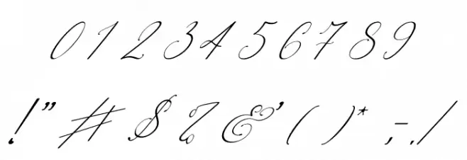 Knight Font OTHER CHARS