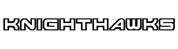 Knighthawks Font