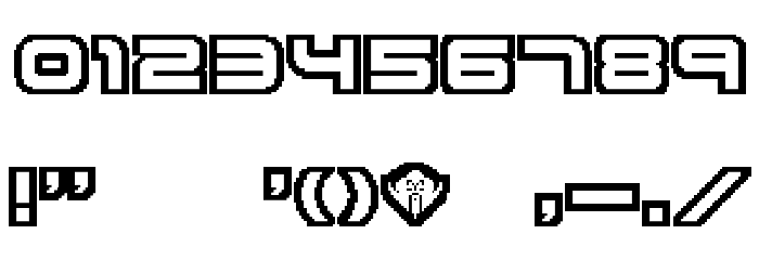Knighthawks Font OTHER CHARS