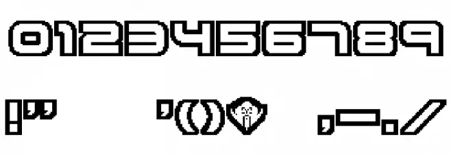 Knighthawks Font OTHER CHARS