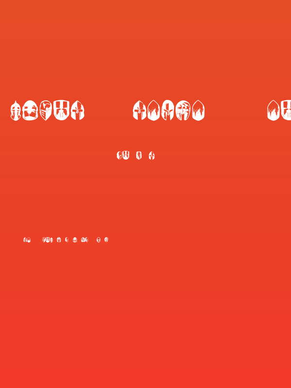 Knights Helmets Regular Poster