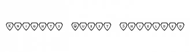 Knights Quest Shielded  Free Fonts Download