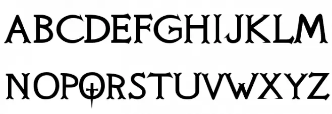 Knights Quest Schriftart Groß