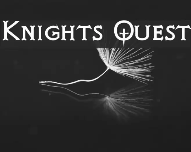 Knights Quest Font examples
