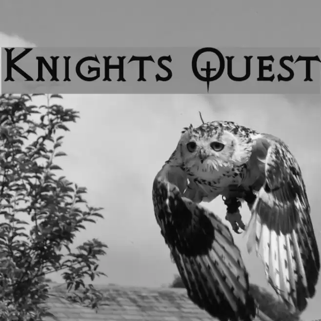 Knights Quest Font examples