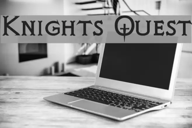 Knights Quest Font examples