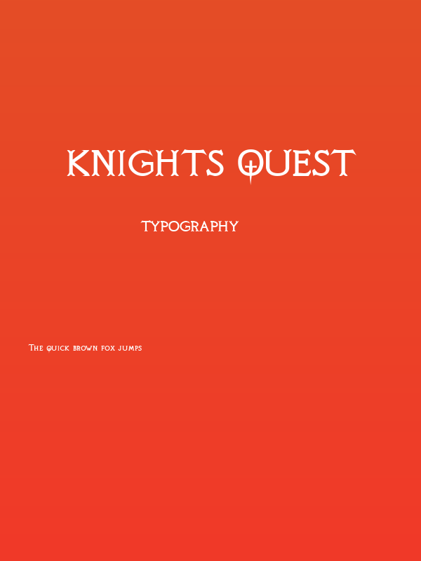 Knights Quest Poster