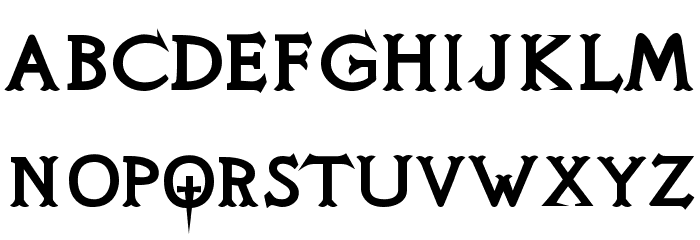 Knights Quest Polices MINUSCULES