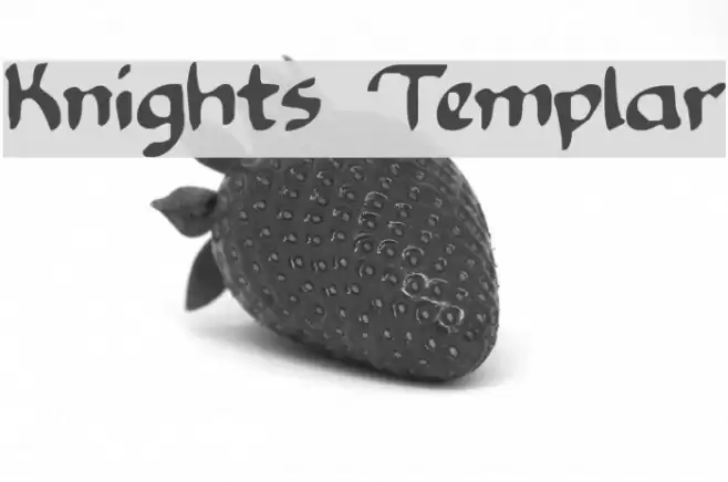 Knights Templar フォント examples