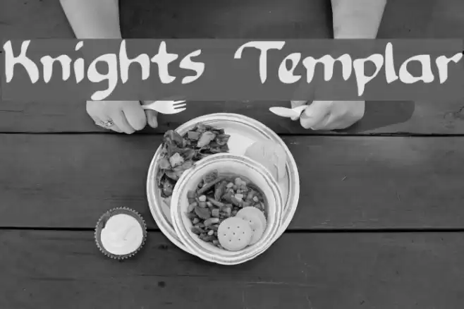 Knights Templar フォント examples