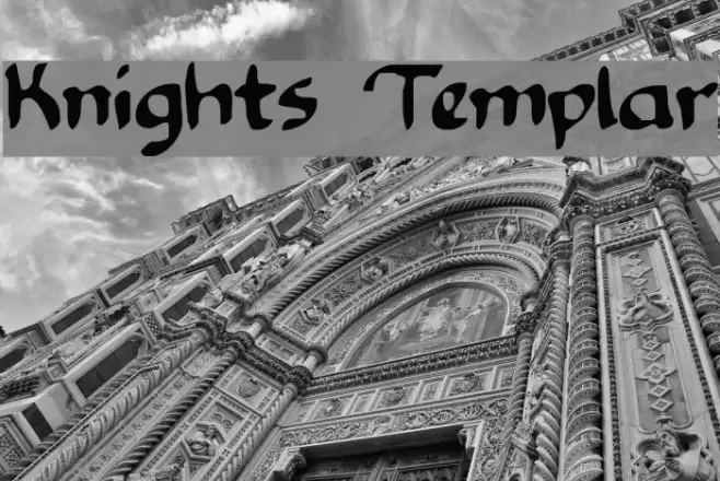 Knights Templar フォント examples