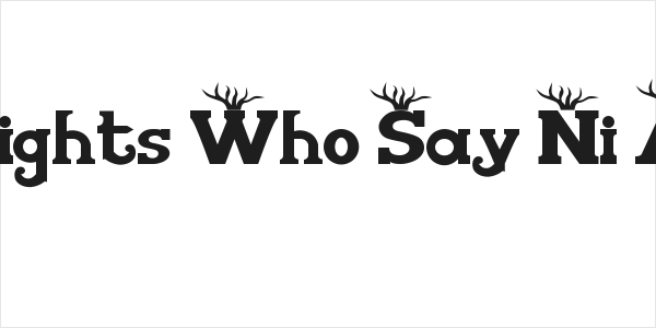 Knights Who Say Ni Alt Logo