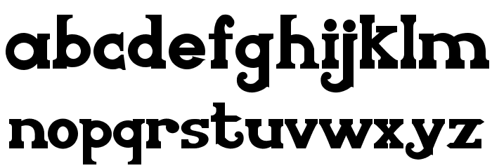 Knights Who Say Ni Alt Font LOWERCASE