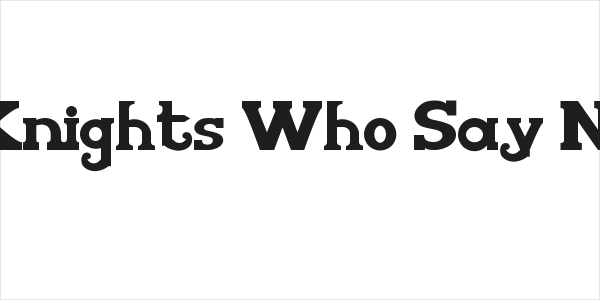 Knights Who Say Ni Logo