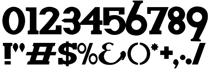 KnightsWhoSayNi Font OTHER CHARS