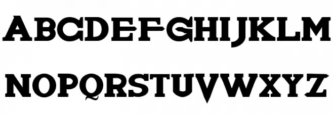 KnightsWhoSayNi Font Litere mari